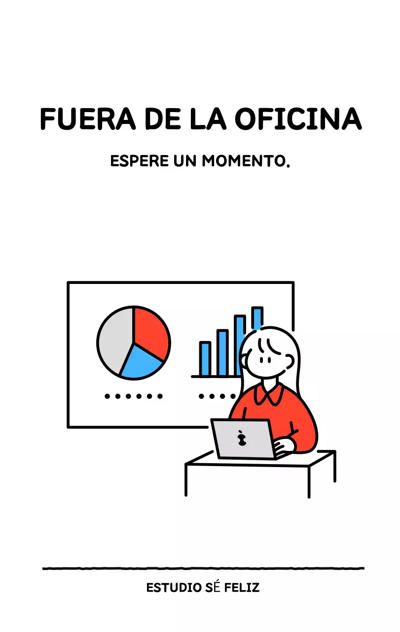 Calendario ilustrado con un bonito estilo de líneas