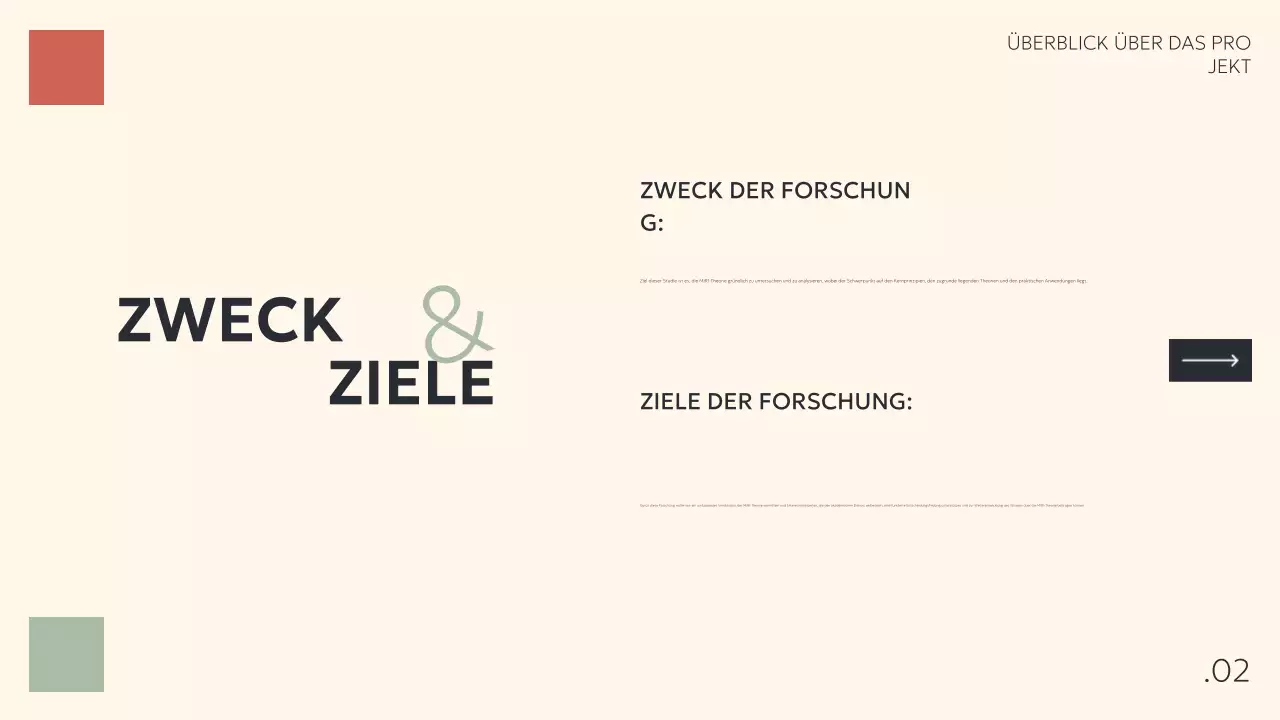 beige moderne Projektpräsentation