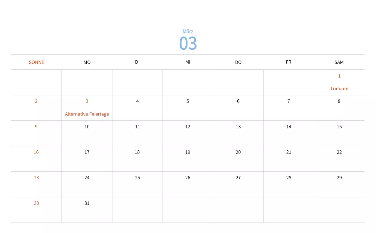 Neujahrskalender mit warmen Illustrationen