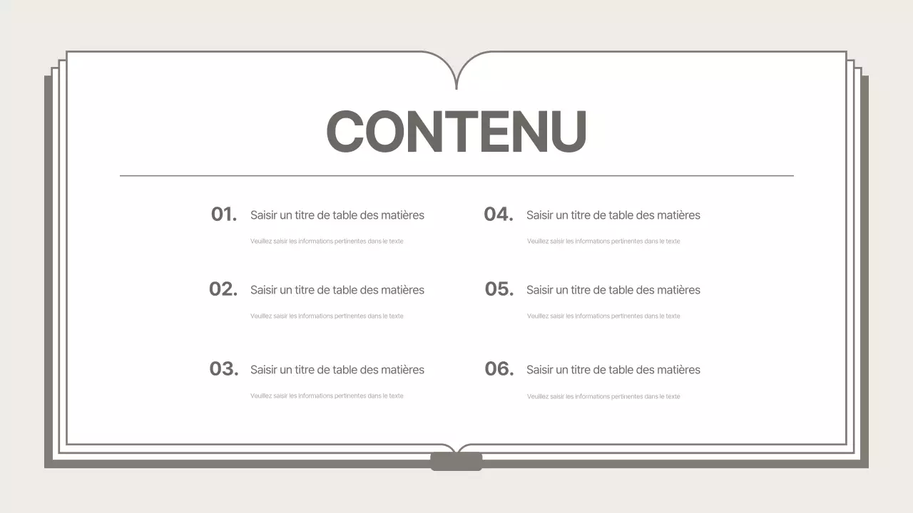 Un plan d'entreprise beige et épuré