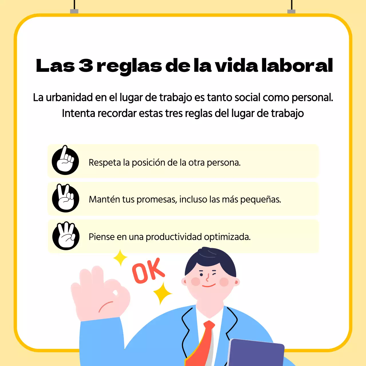 Recursos amarillos de formación en el lugar de trabajo