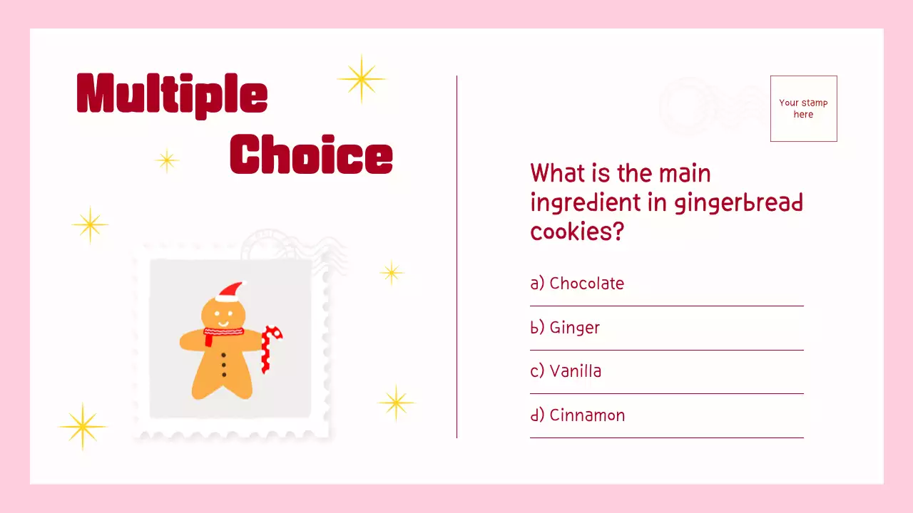 Red Festive Christmas Quiz Presentation