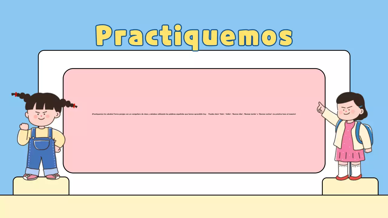 Presentación de lecciones lúdicas para primaria
