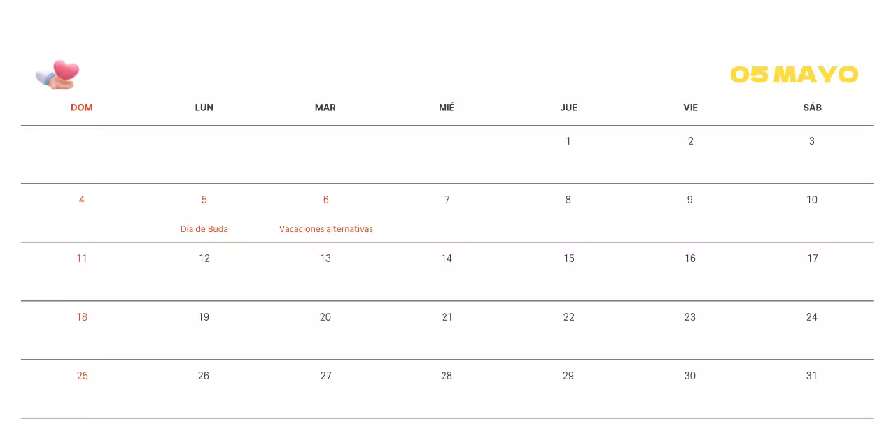 Un hospital festivo con ilustraciones de temática sanitaria y familiar y acentos de color