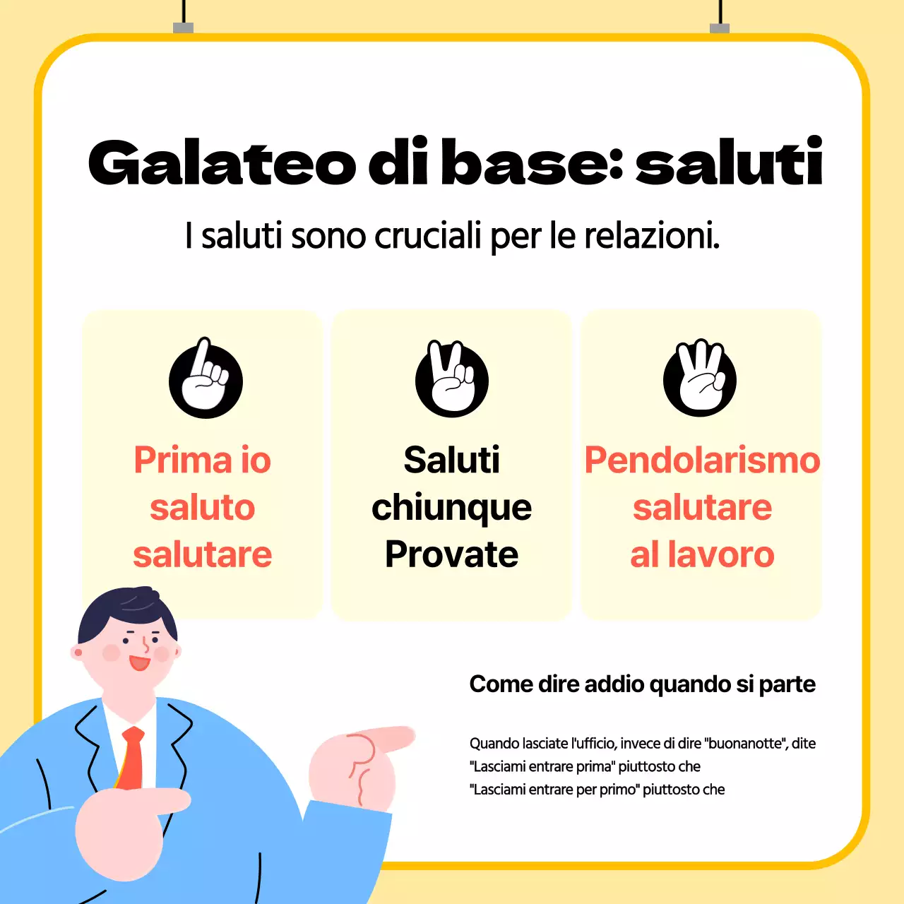 Risorse gialle per la formazione sul posto di lavoro