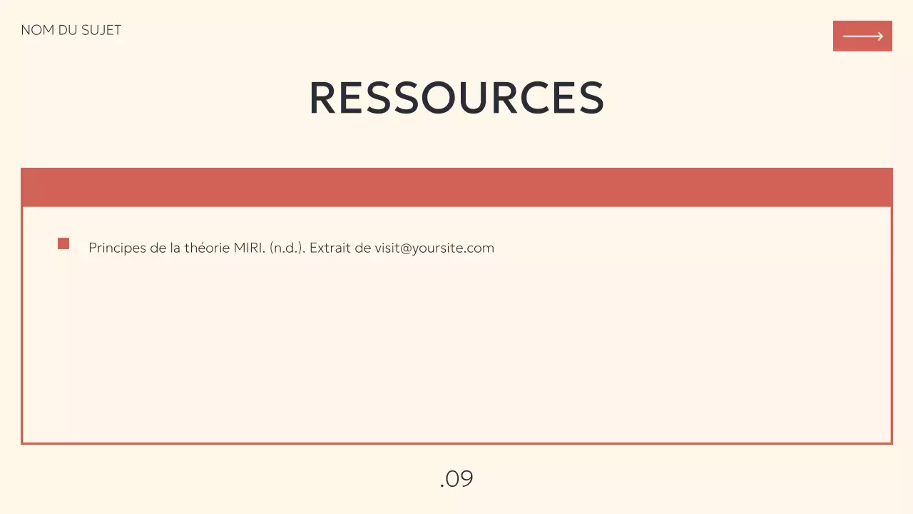 Présentation de projet moderne beige