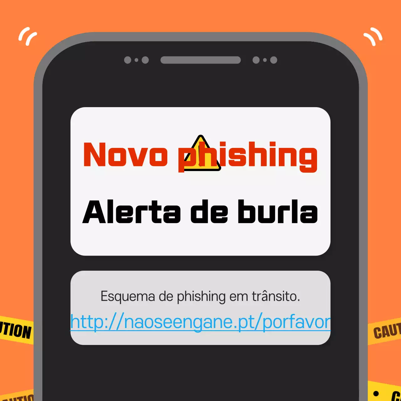 Cuidado com o phishing simples da laranja