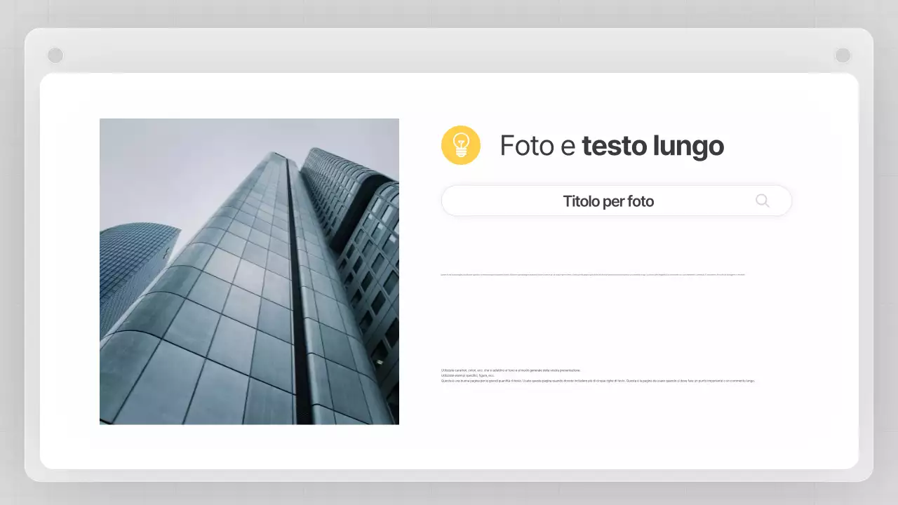 Un business plan grigio e pulito