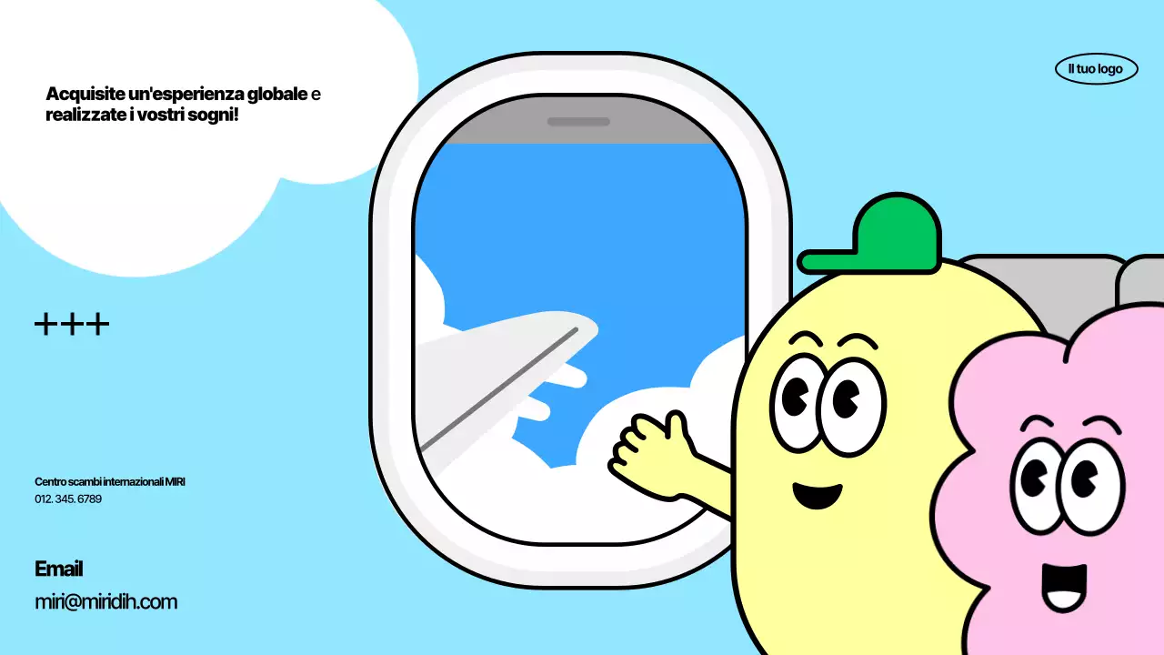 Programmi di studio all'estero blu