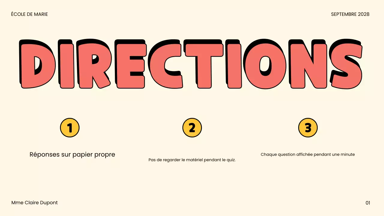 annonce d'un quiz sur la bande dessinée beige