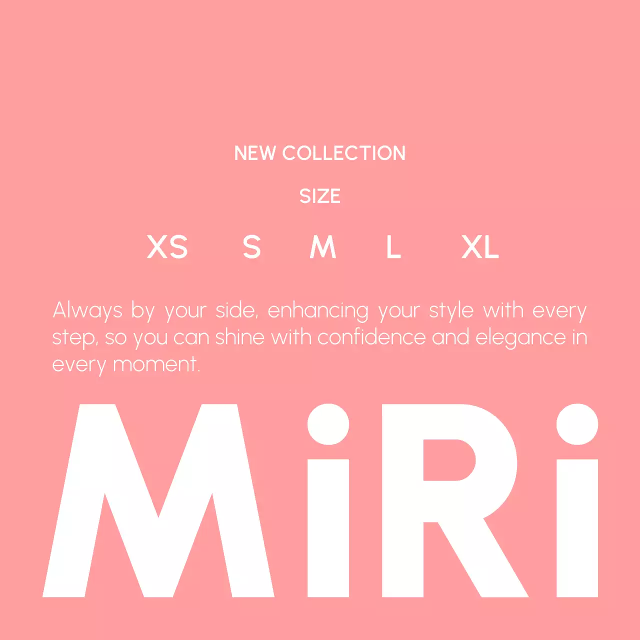 핑크 모던 패션 광고