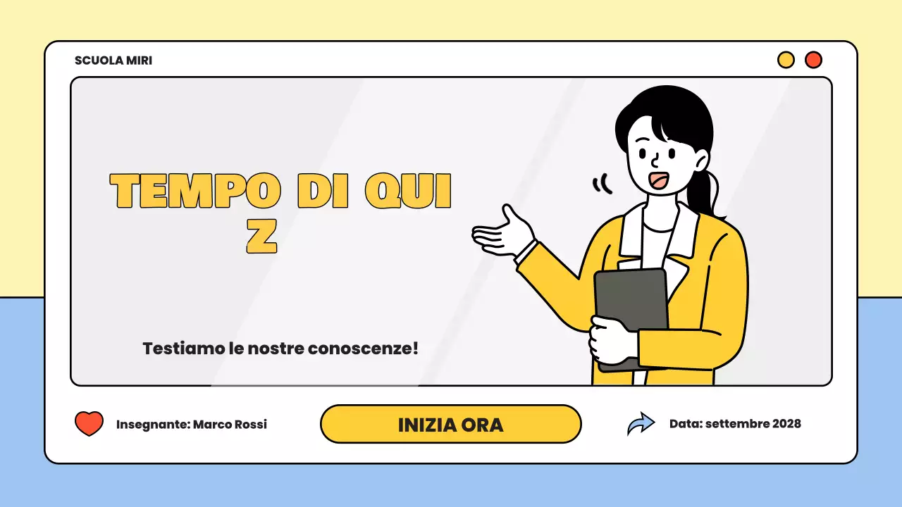 materiale di studio per quiz minimi gialli