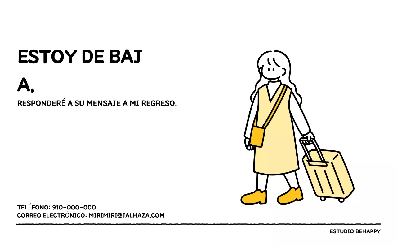 Calendario ilustrado con un bonito estilo de líneas