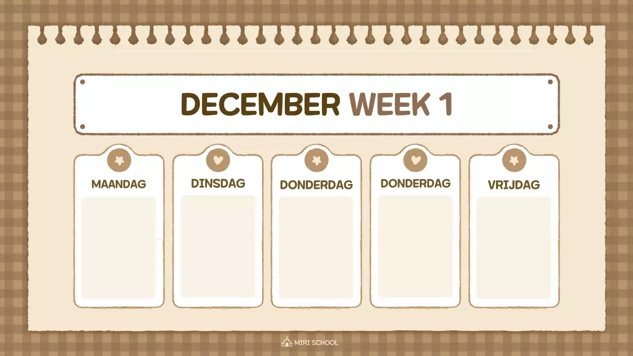 beige vintage klasse agenda