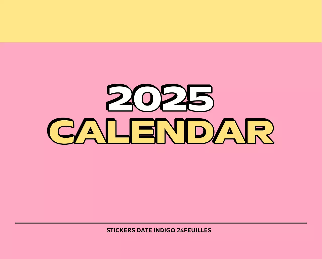 Calendriers colorés avec une variété d'illustrations rétro