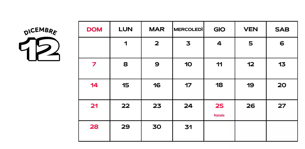 Calendari colorati con una varietà di illustrazioni retrò