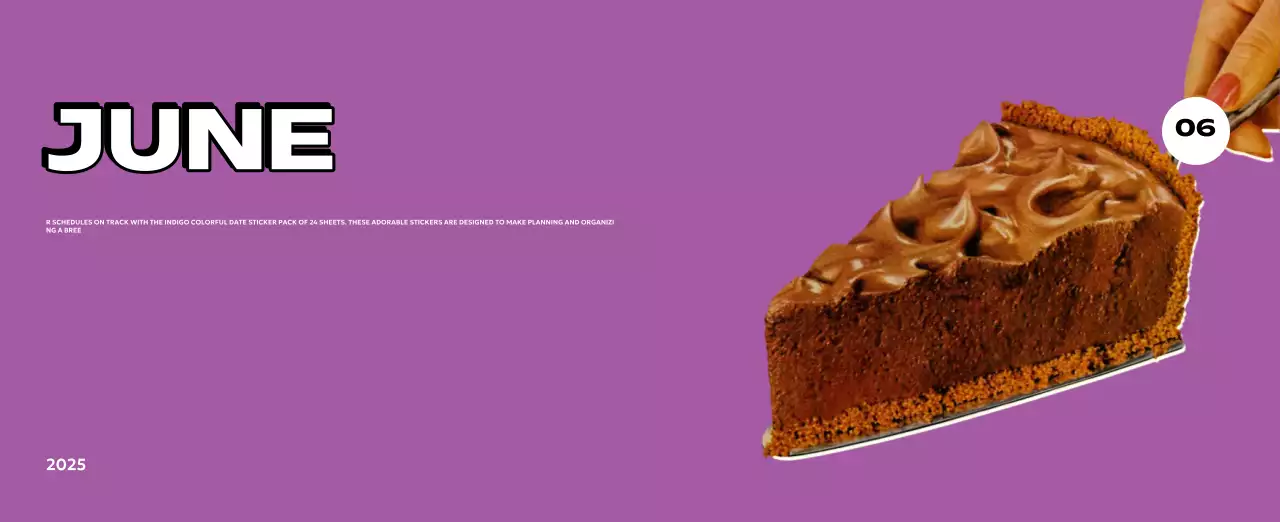 Colorful calendars with a variety of retro illustrations