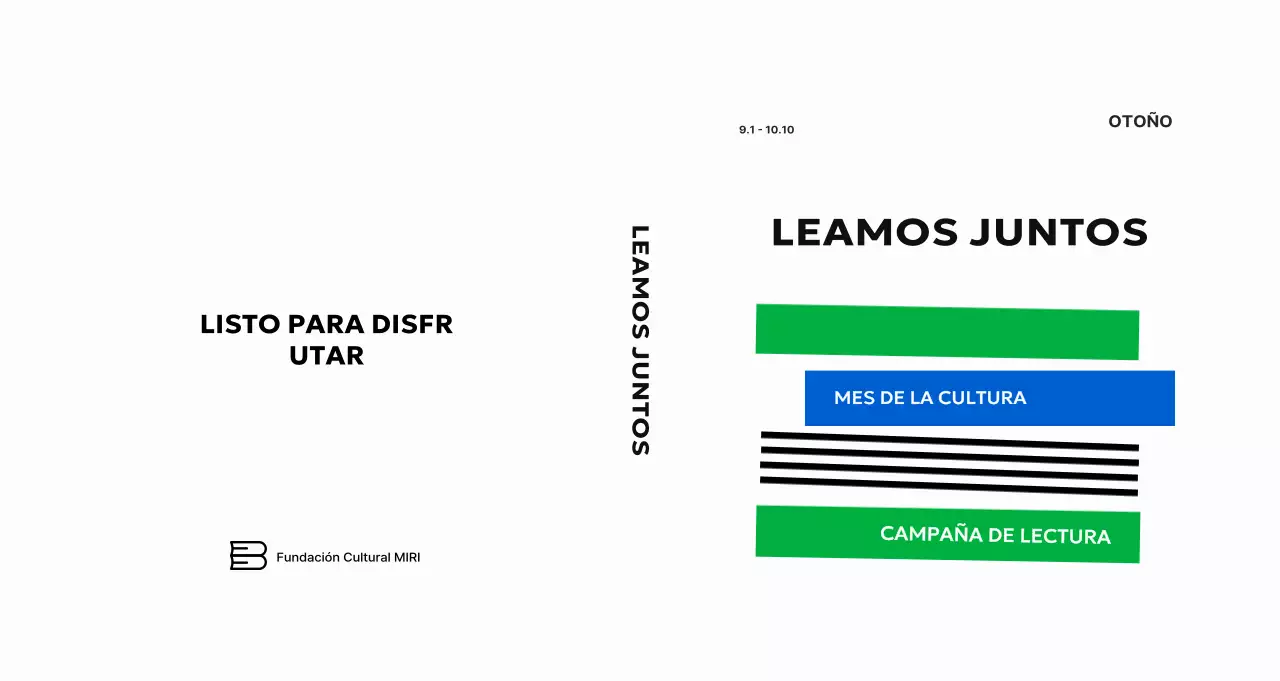 Promover una campaña de lectura minimalista