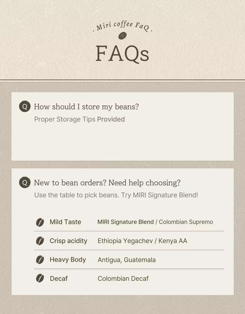 Cartaz de propaganda de café vintage bege