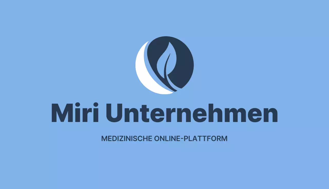 Blau navy weiß Visitenkarte telehealth minimal Stil