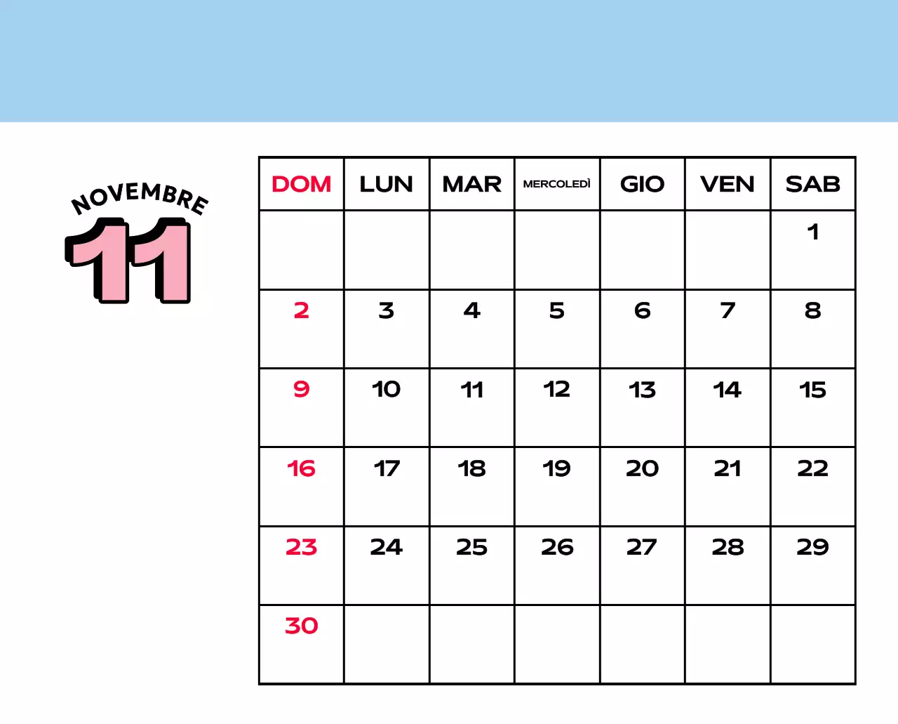 Calendari colorati con una varietà di illustrazioni retrò