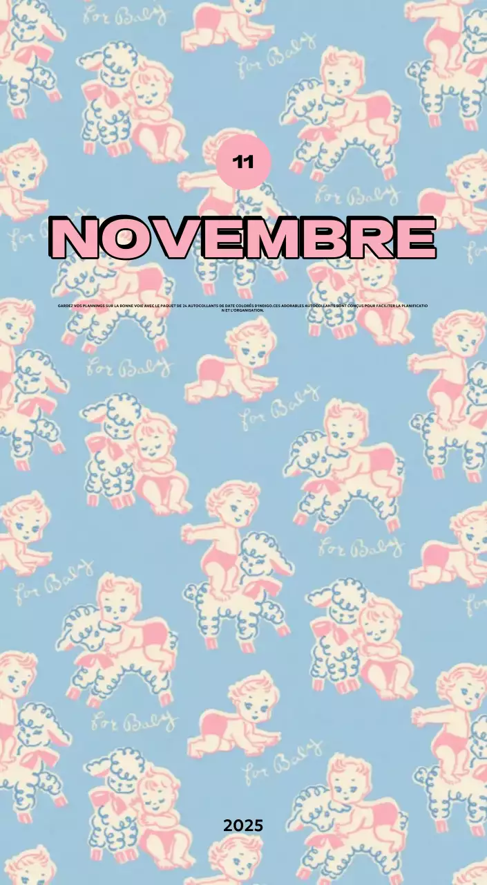 Calendriers colorés avec une variété d'illustrations rétro