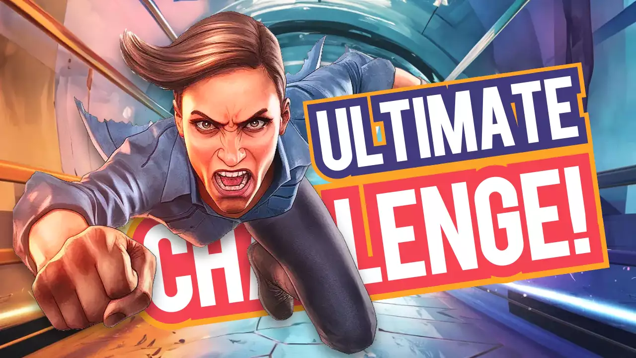 Blue Trendy Challenge Promotion YouTube Thumbnail