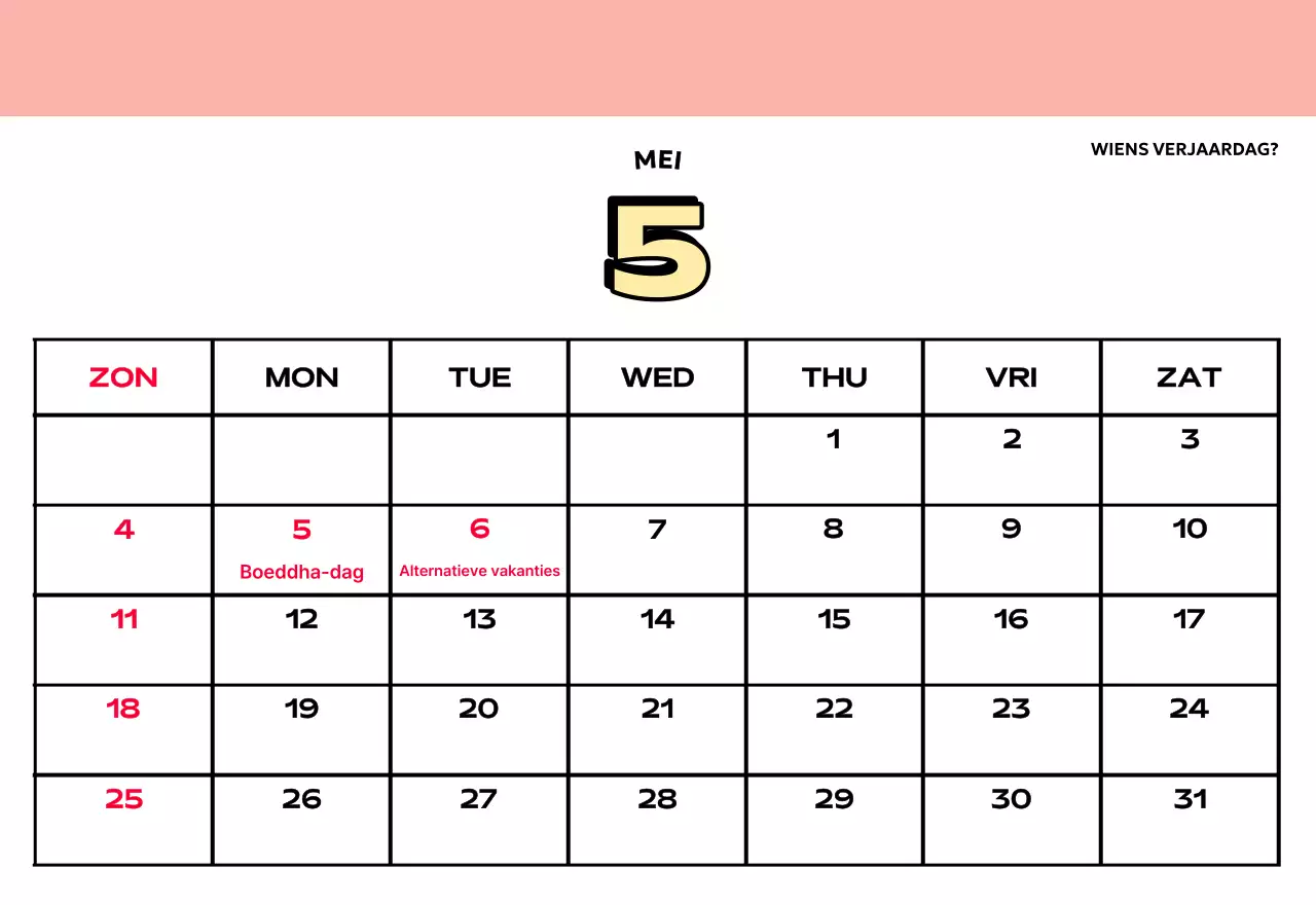 Kleurrijke kalenders met verschillende retro-illustraties