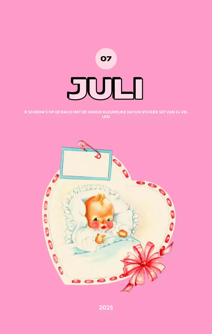 Kleurrijke kalenders met verschillende retro-illustraties