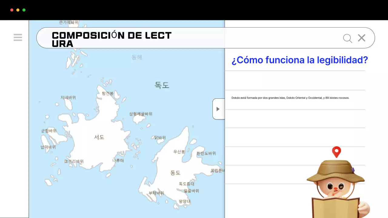 Promover la exploración sencilla de Dokdo en azul