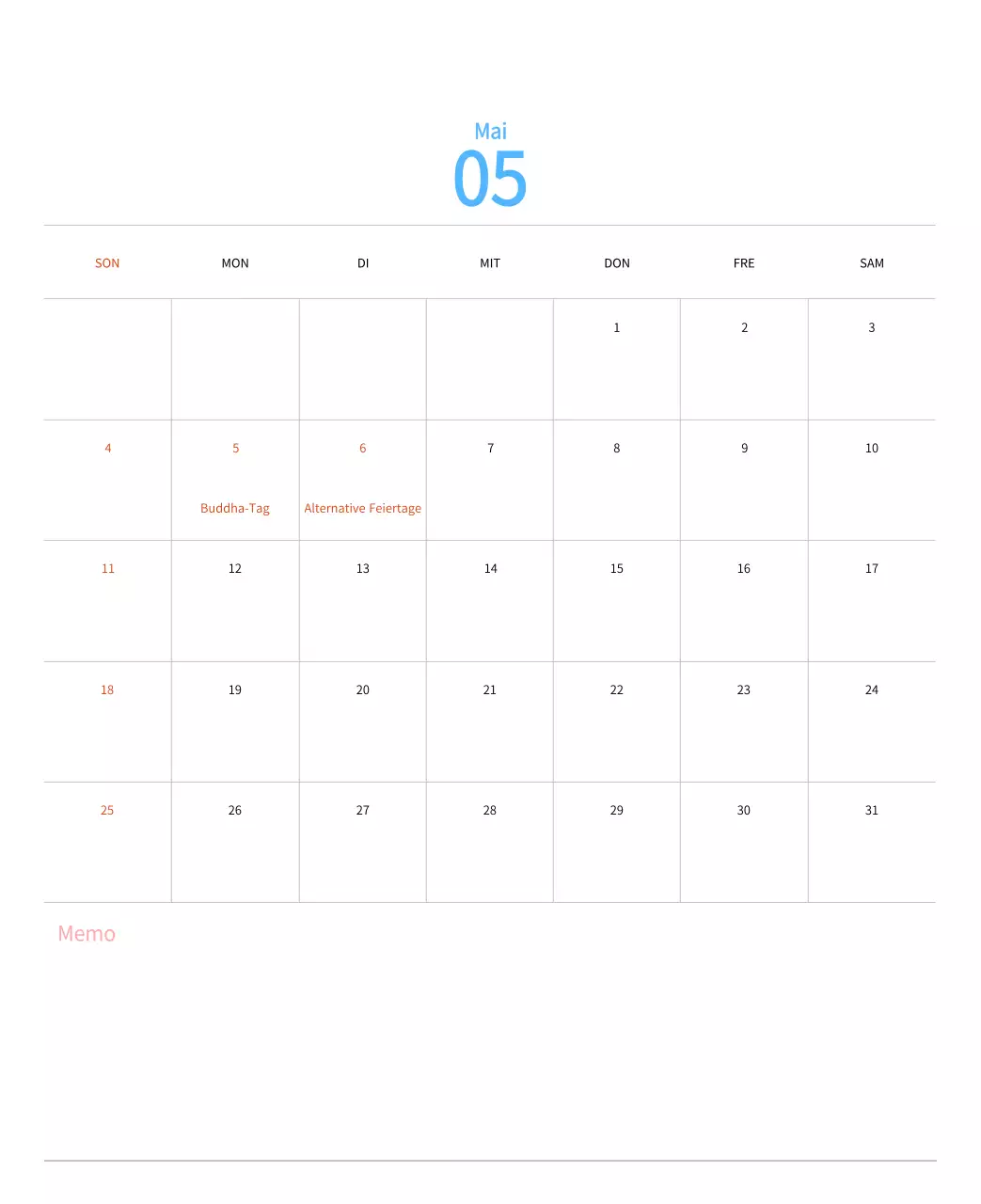 Stempelillustrationen mit einem warmen Konzept