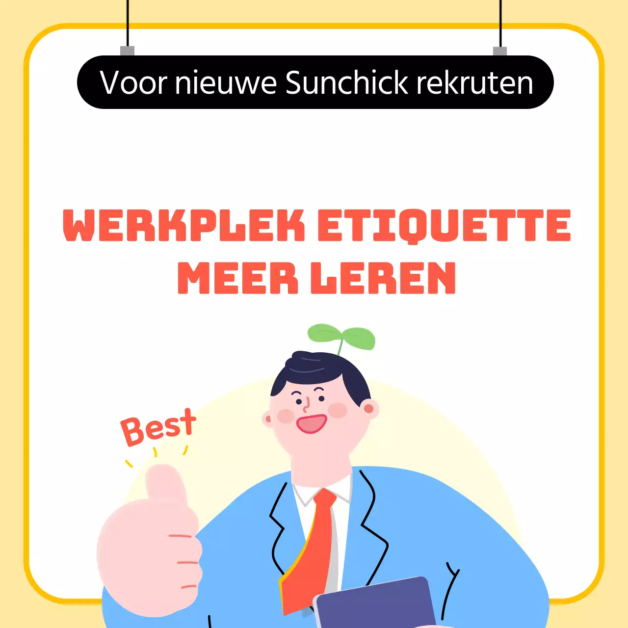 Gele hulpmiddelen voor werkplektraining