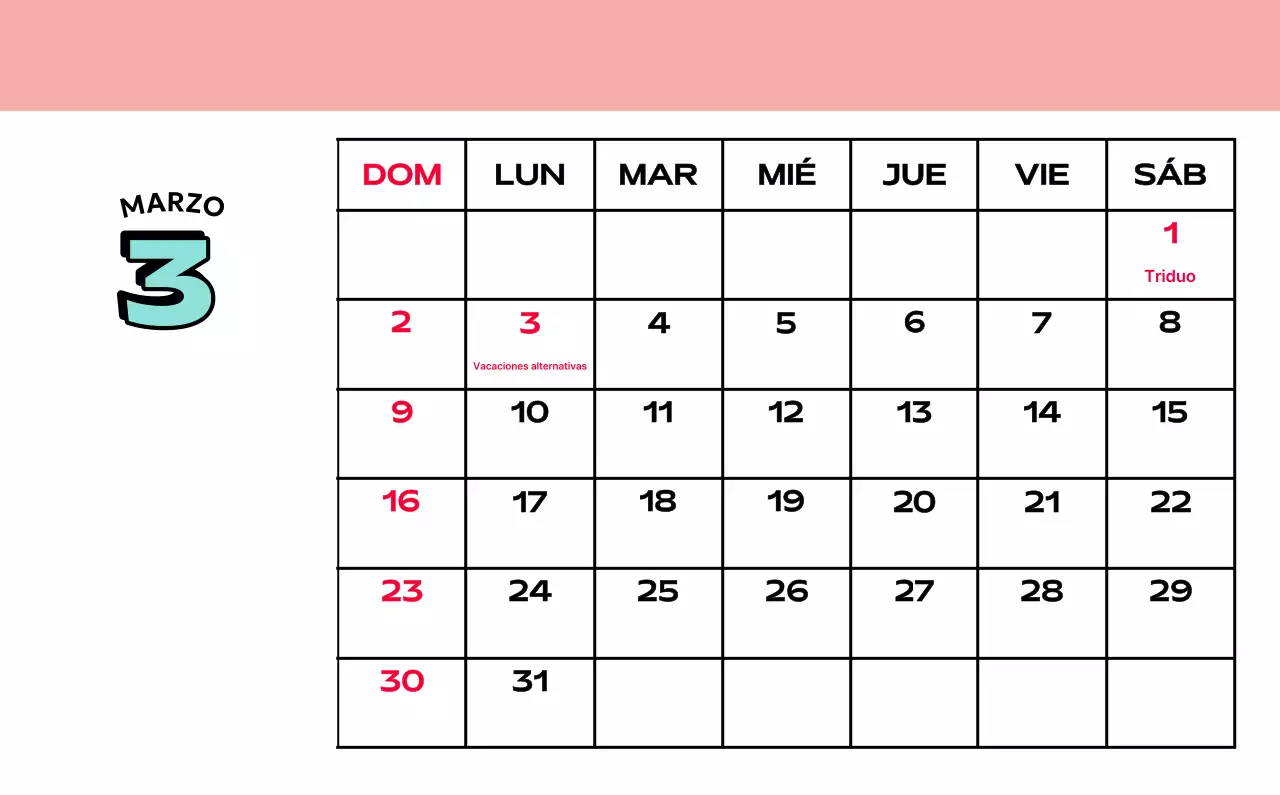 Coloridos calendarios con diversas ilustraciones retro