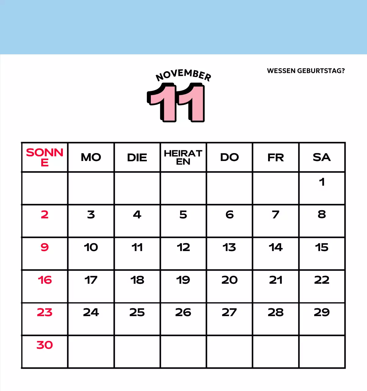 Bunte Kalender mit einer Vielzahl von Retro-Illustrationen