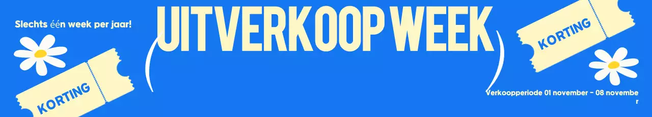 Blue Simple Sale Evenement