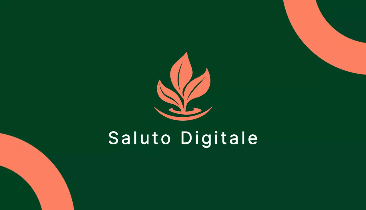 biglietto da visita verde minimalista per la telemedicina