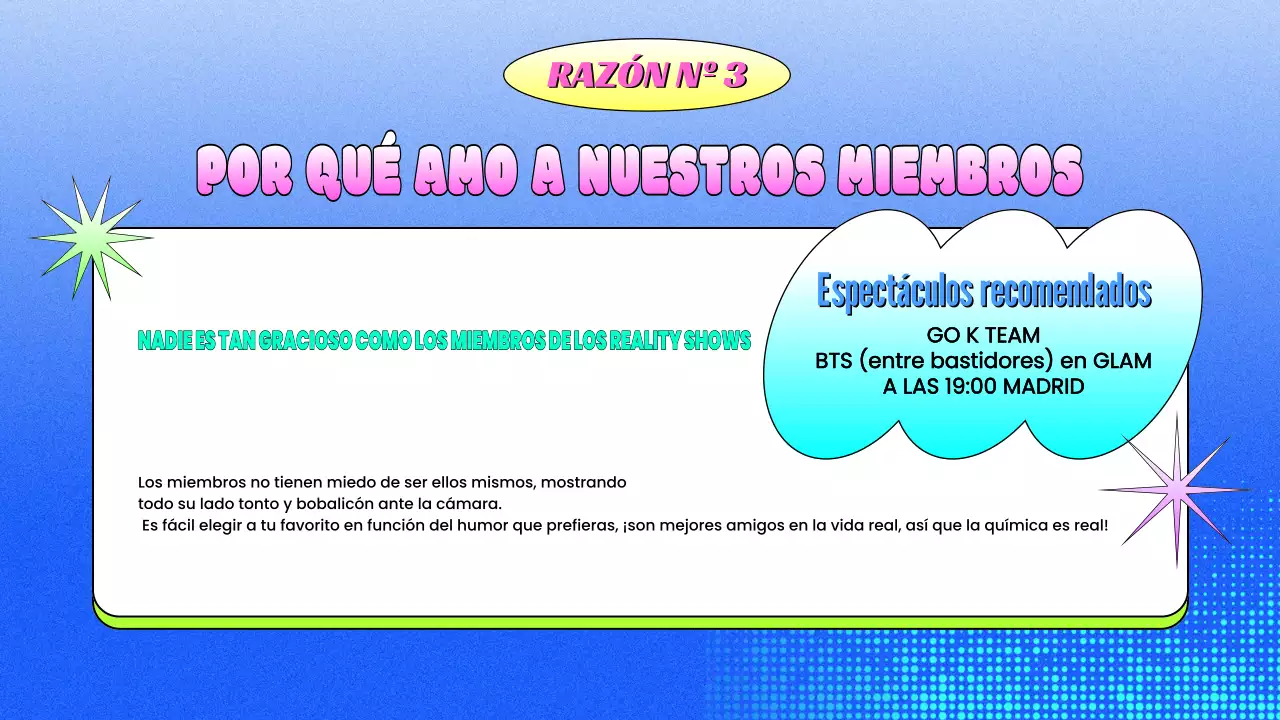 boletín retro fandom azul