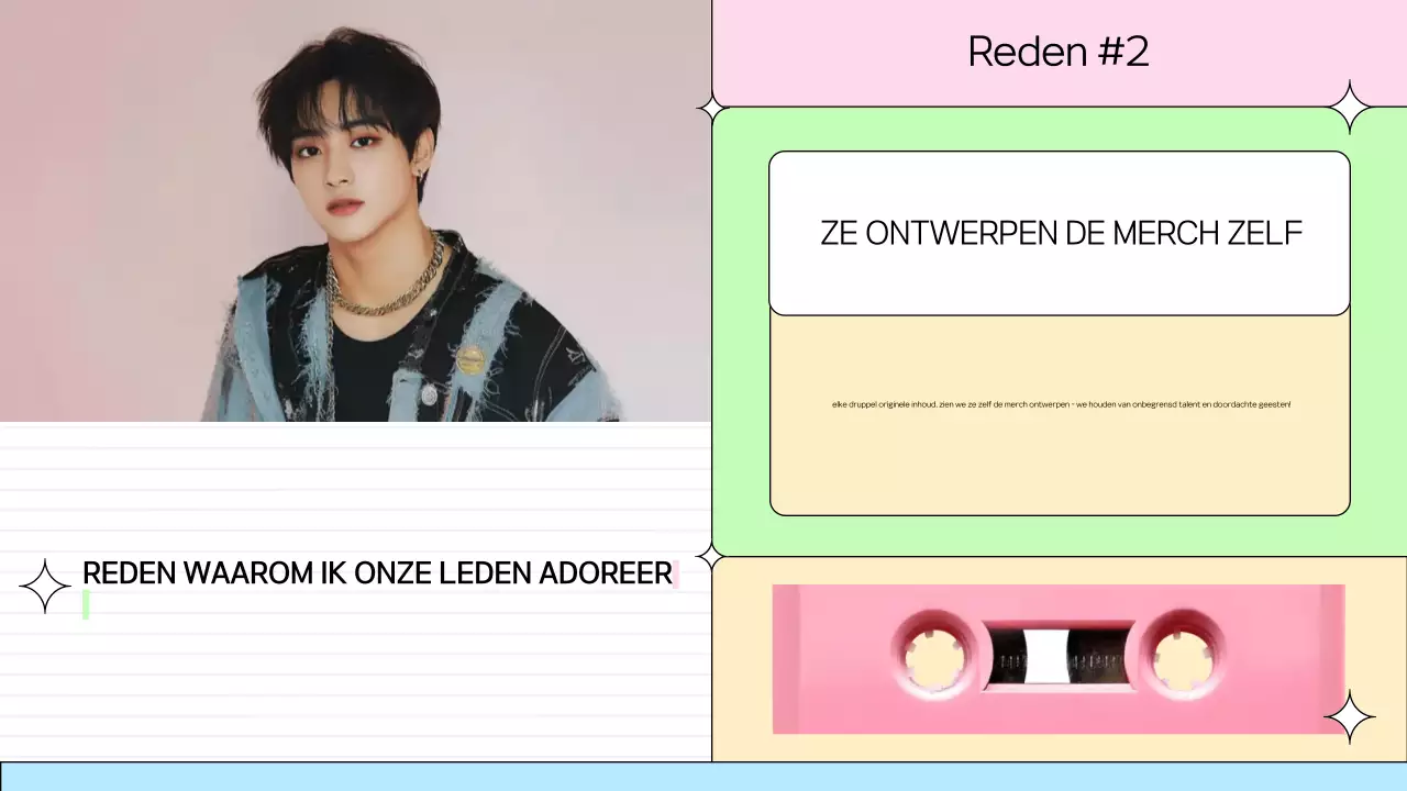 Kleurrijke trendy leden promotie