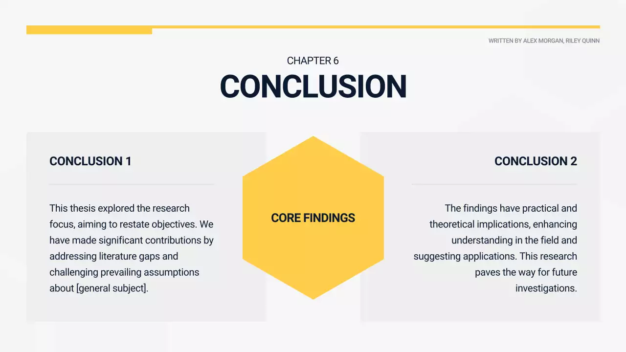 Yellow Modern Thesis Presentation