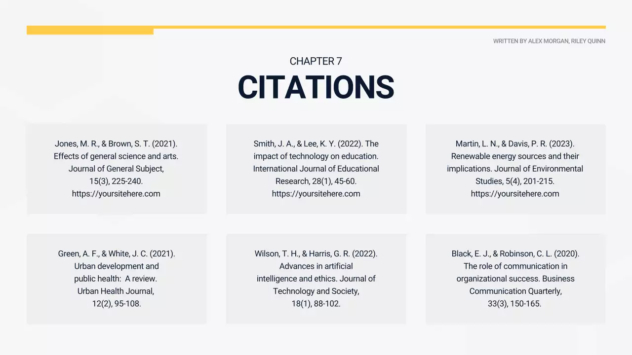 Yellow Modern Thesis Presentation