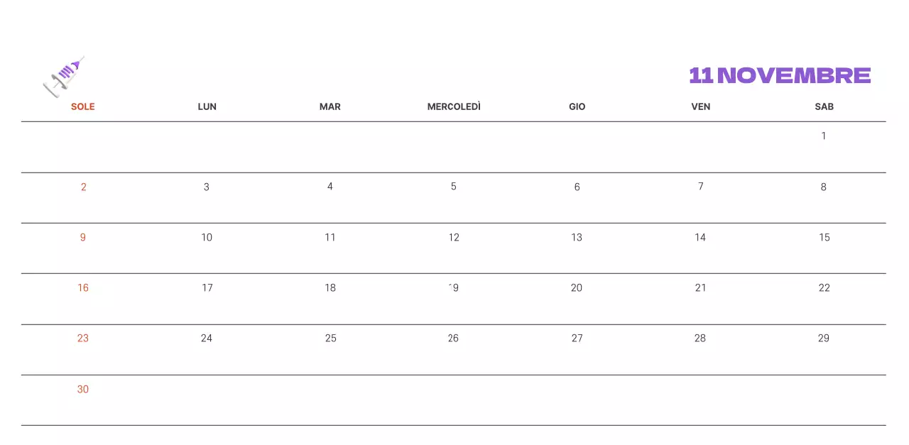 Un ospedale festivo con illustrazioni a tema salute e famiglia e accenti colorati