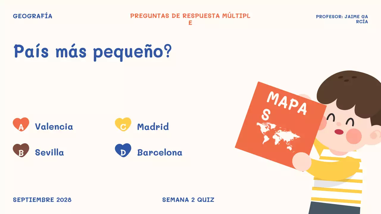 orange playful school event quiz time presentation