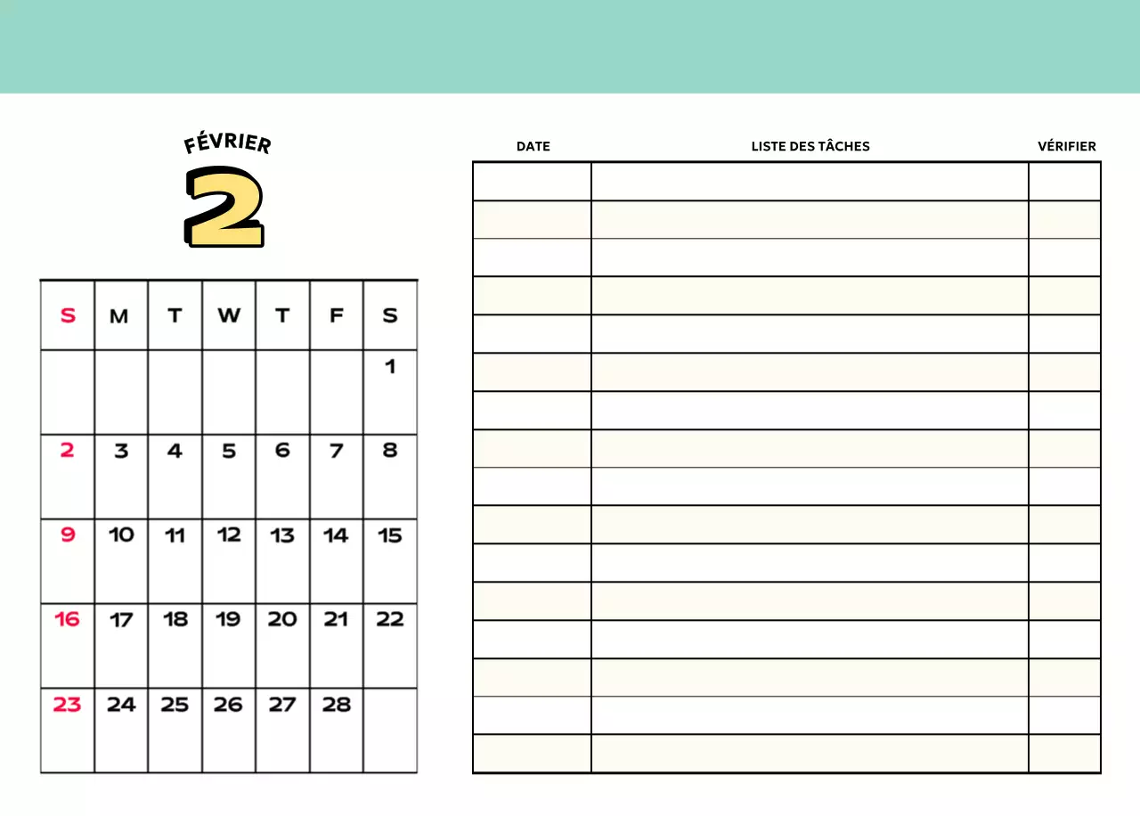 Calendriers colorés avec une variété d'illustrations rétro
