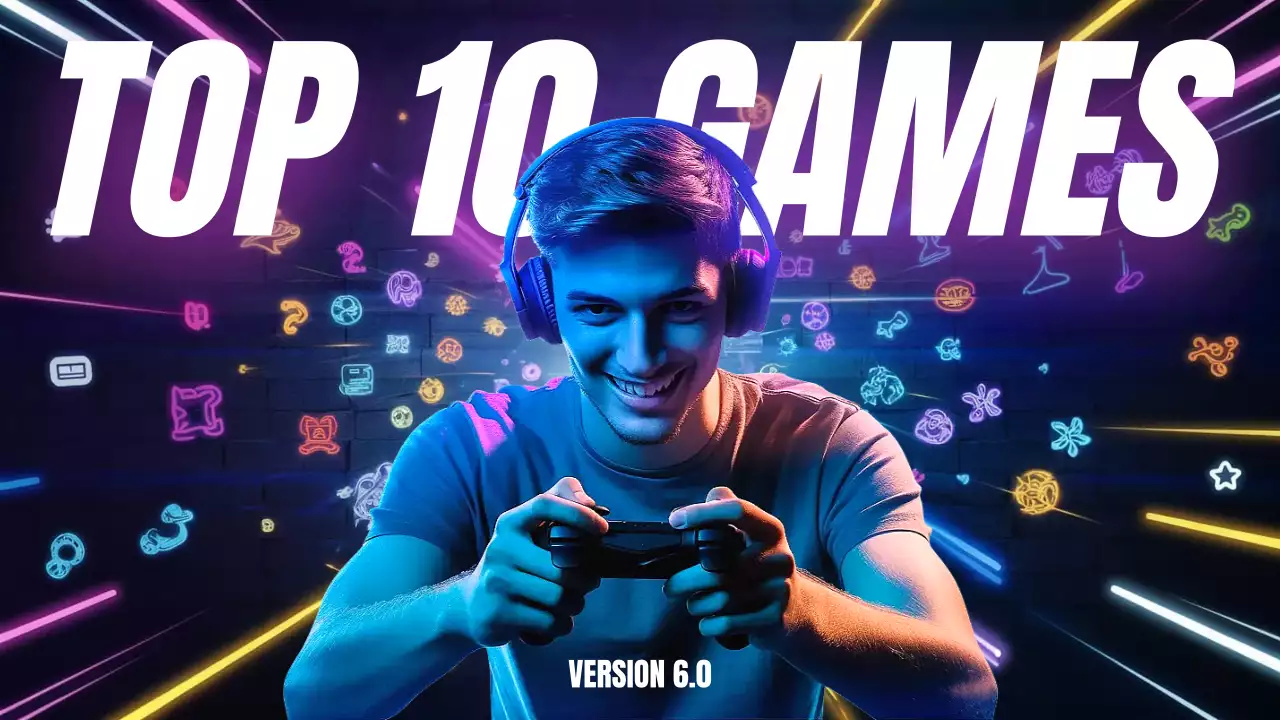Blue Trendy Gaming Guide YouTube Thumbnail