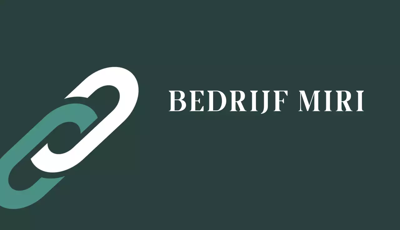 groenblauw modern visitekaartje