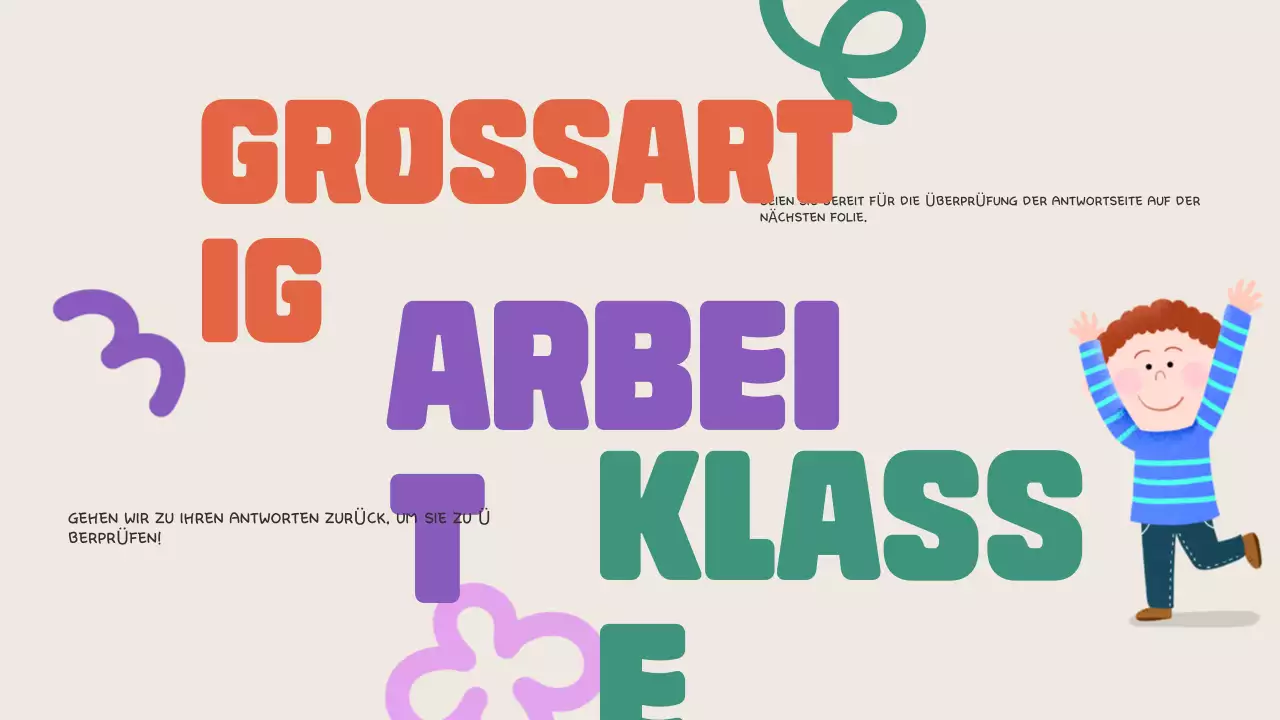 Bunte Spaß-Quiz-Ankündigung