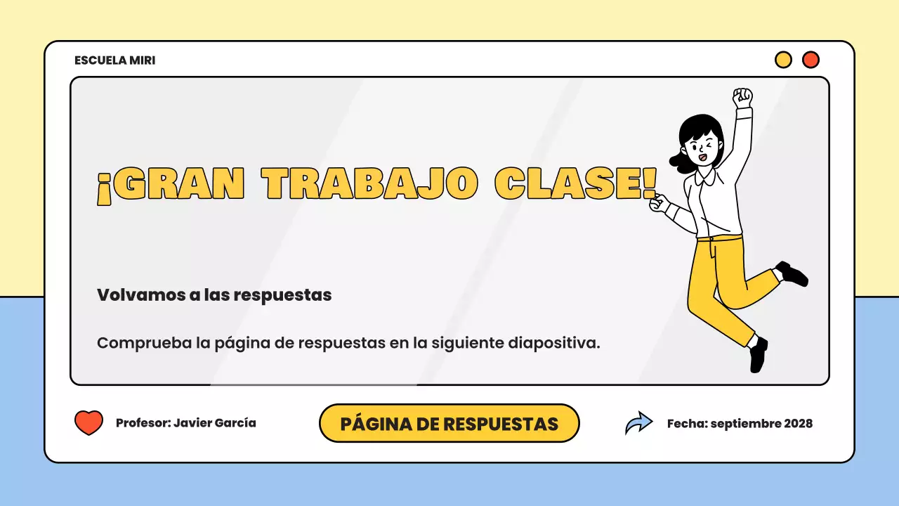 yellow minimal quiz material de estudio