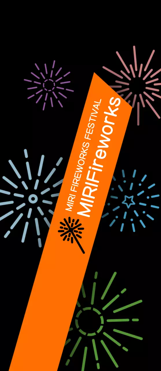 Black Pop Fireworks Event