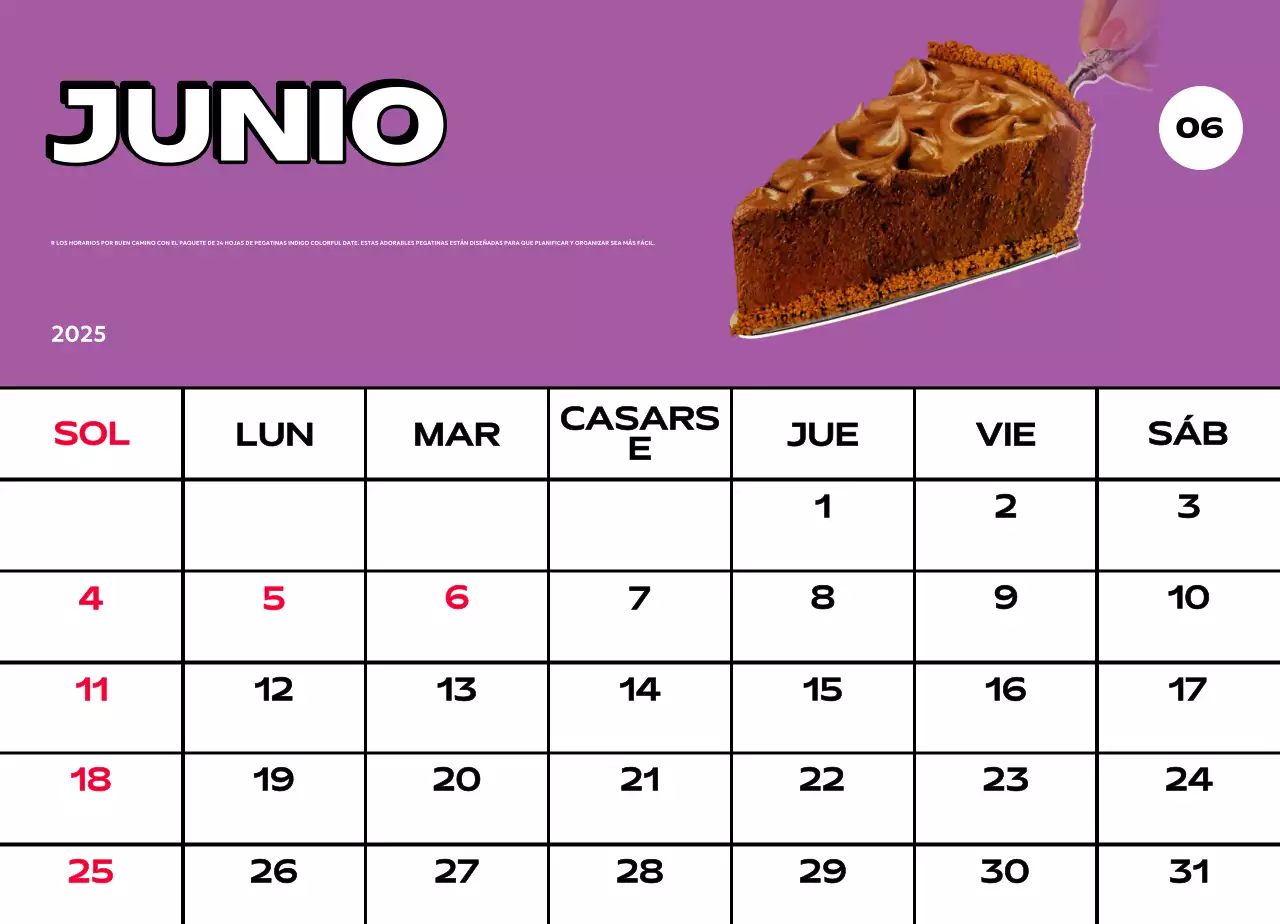 Coloridos calendarios con diversas ilustraciones retro