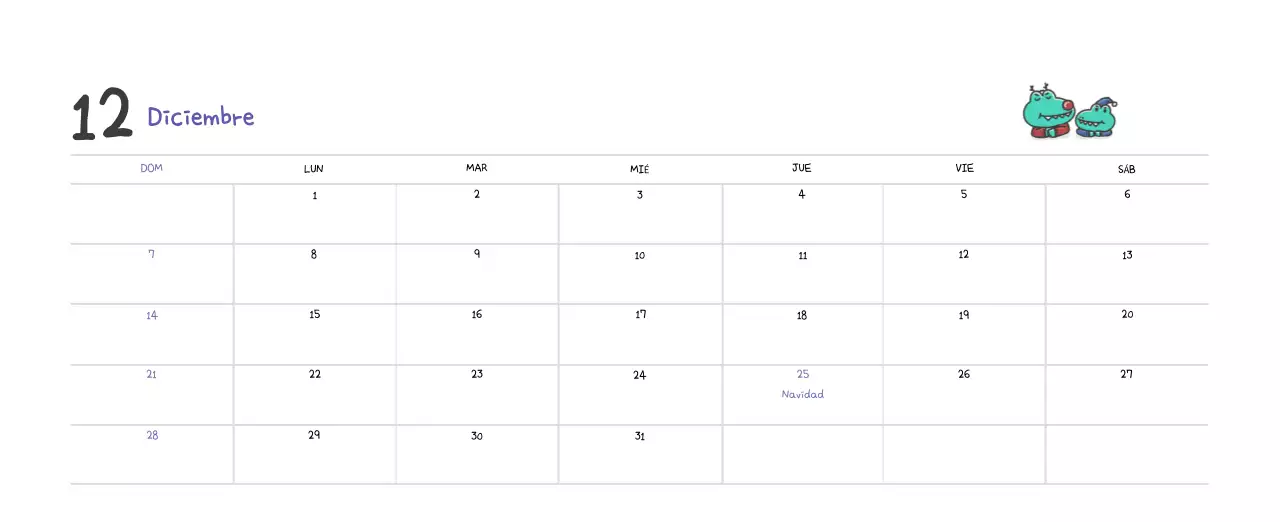 Un calendario con un bonito concepto de ilustración de Ago